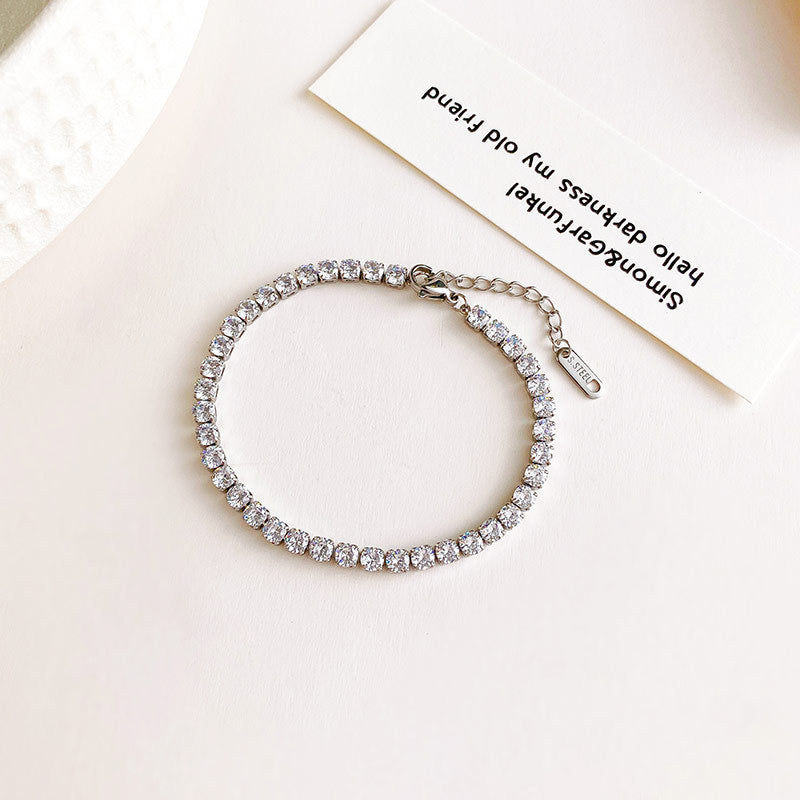 Celeste - tennis bracelet ( stainless steel )