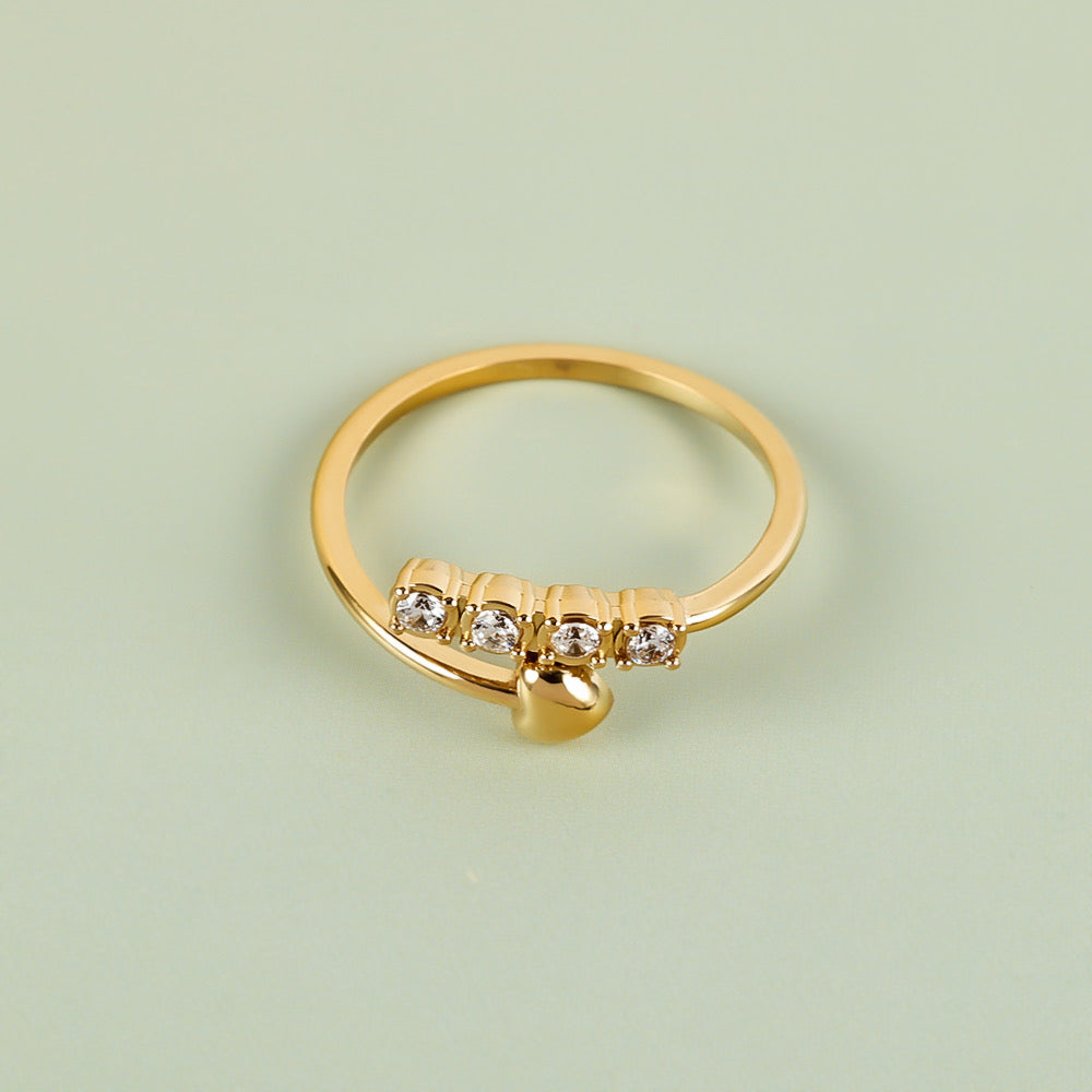 Embrace ring ( stainless steel adjustable )