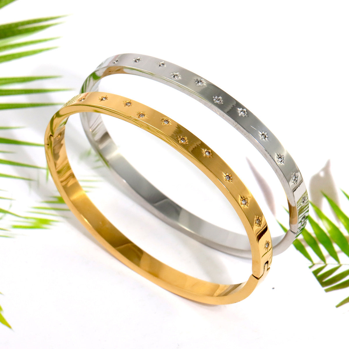 Twinkle bangle ( stainless steel )