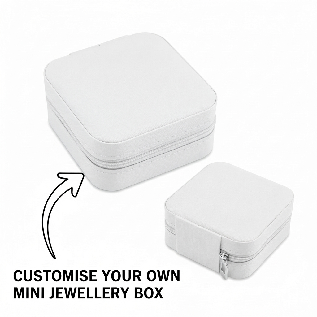 Engrave-able custom mini jewellery case