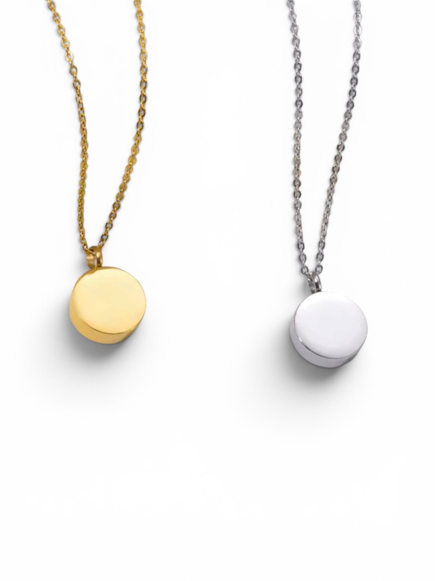 Pre order - Memorial circle pendant necklace
