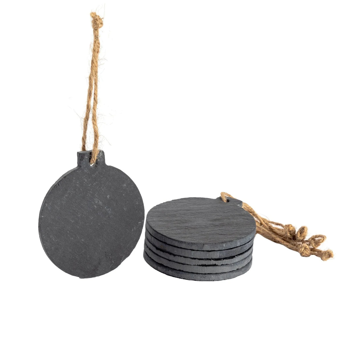 Engrave-able hanging ornament slats bauble