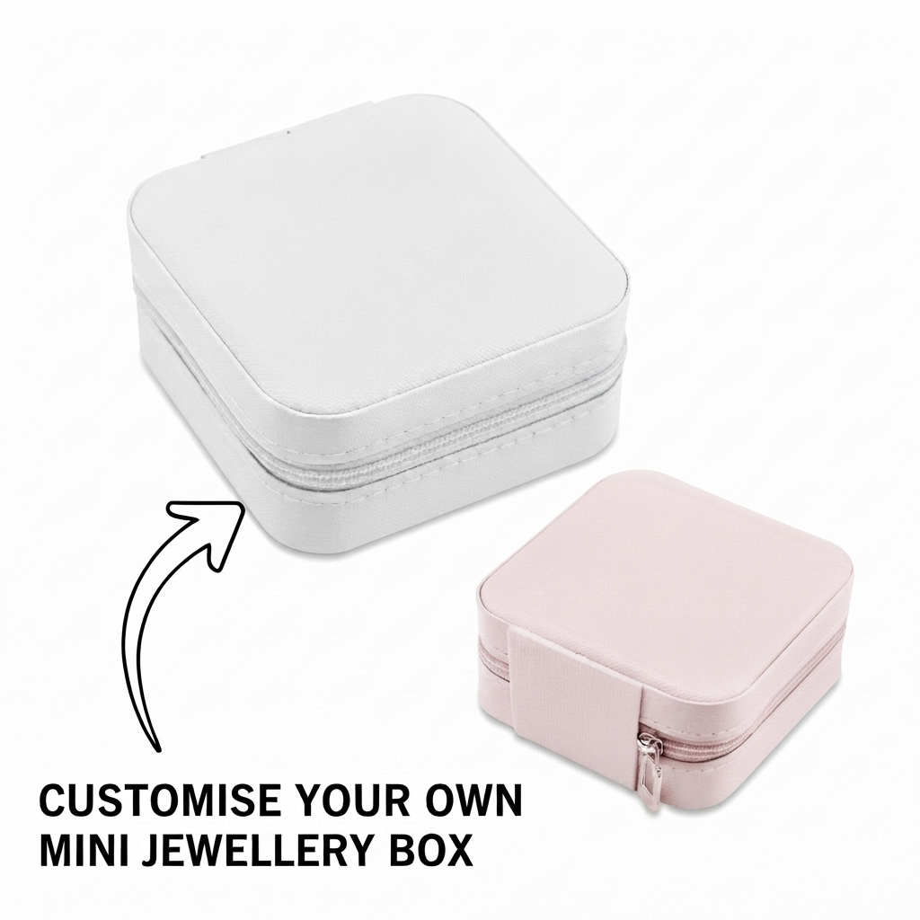 Engrave-able custom mini jewellery case