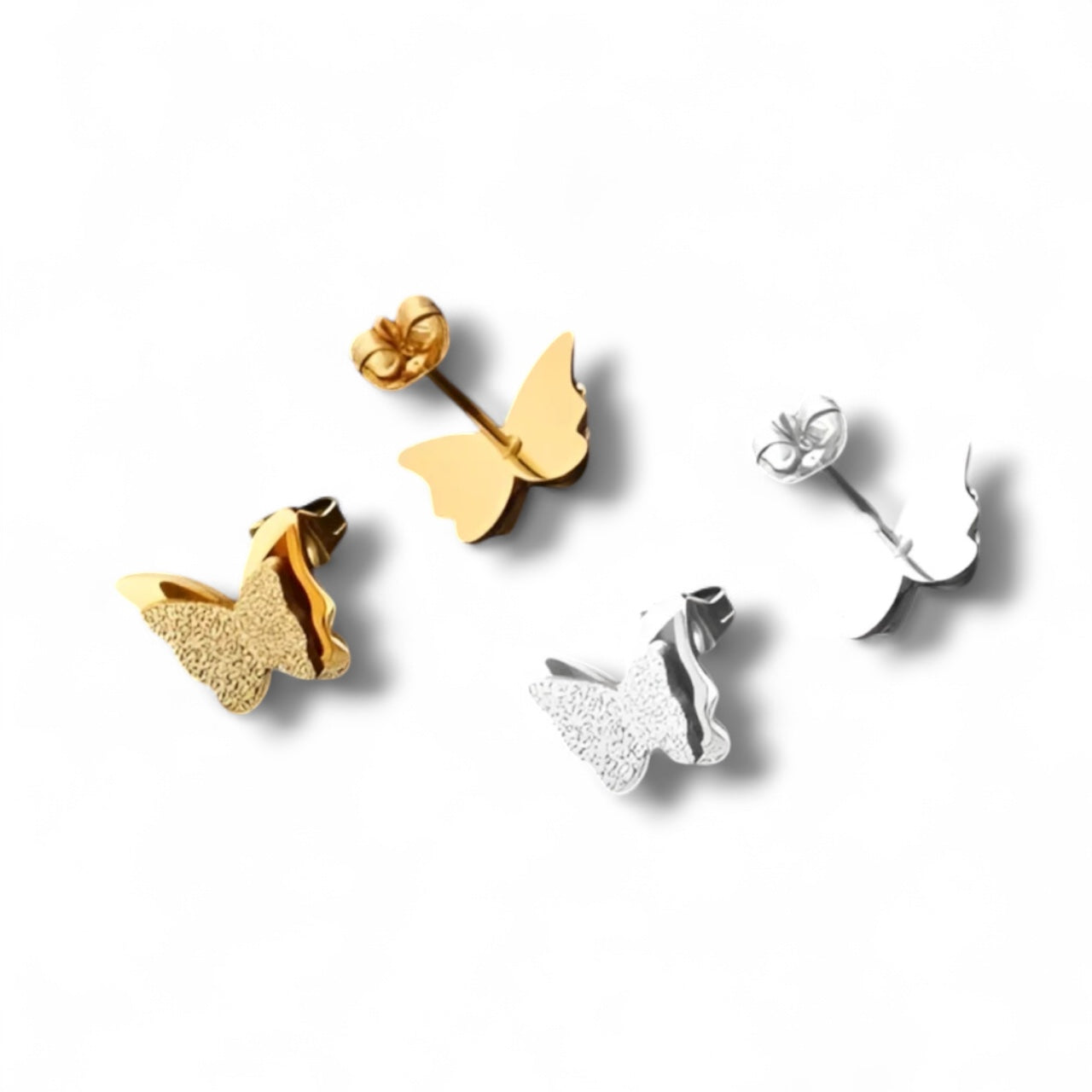 Butterfly Hope studs ( stainless steel )