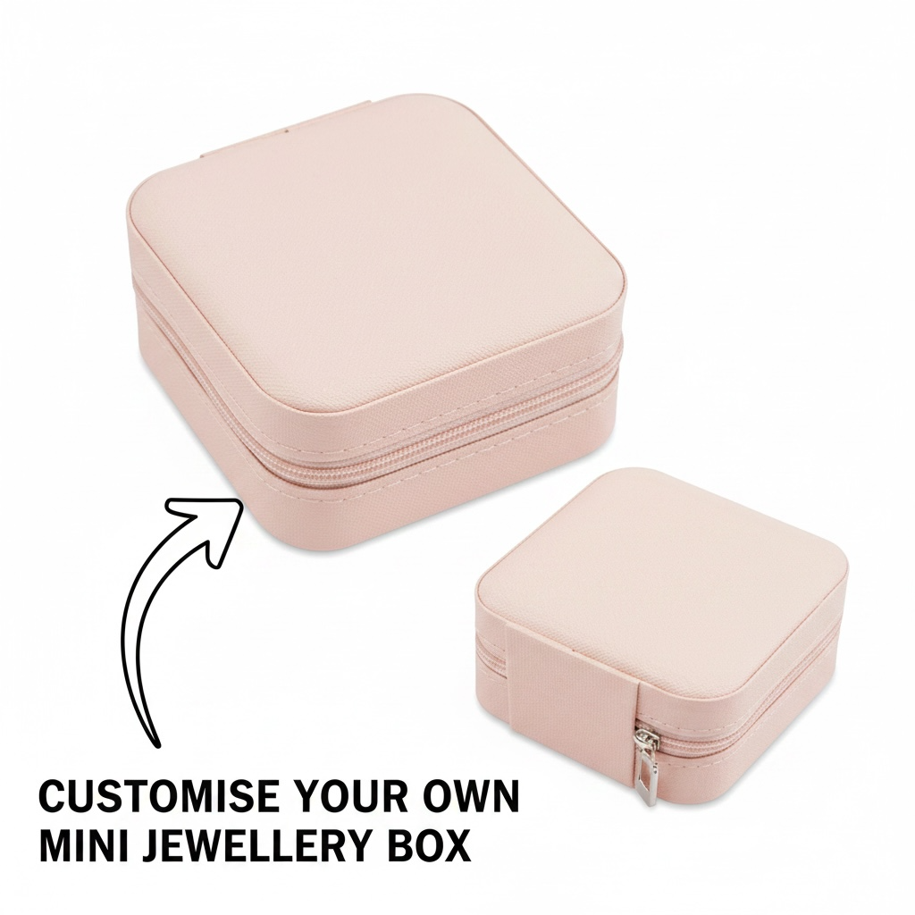 Engrave-able custom mini jewellery case