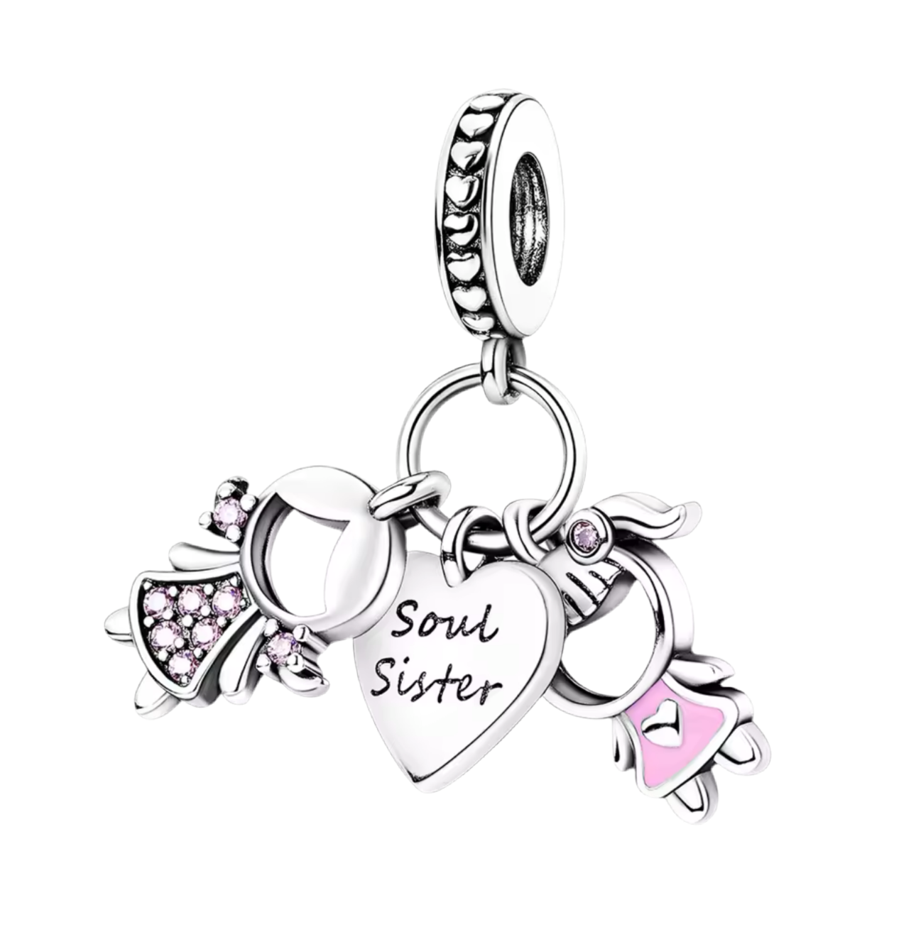 Soul sis charm ( sterling silver )