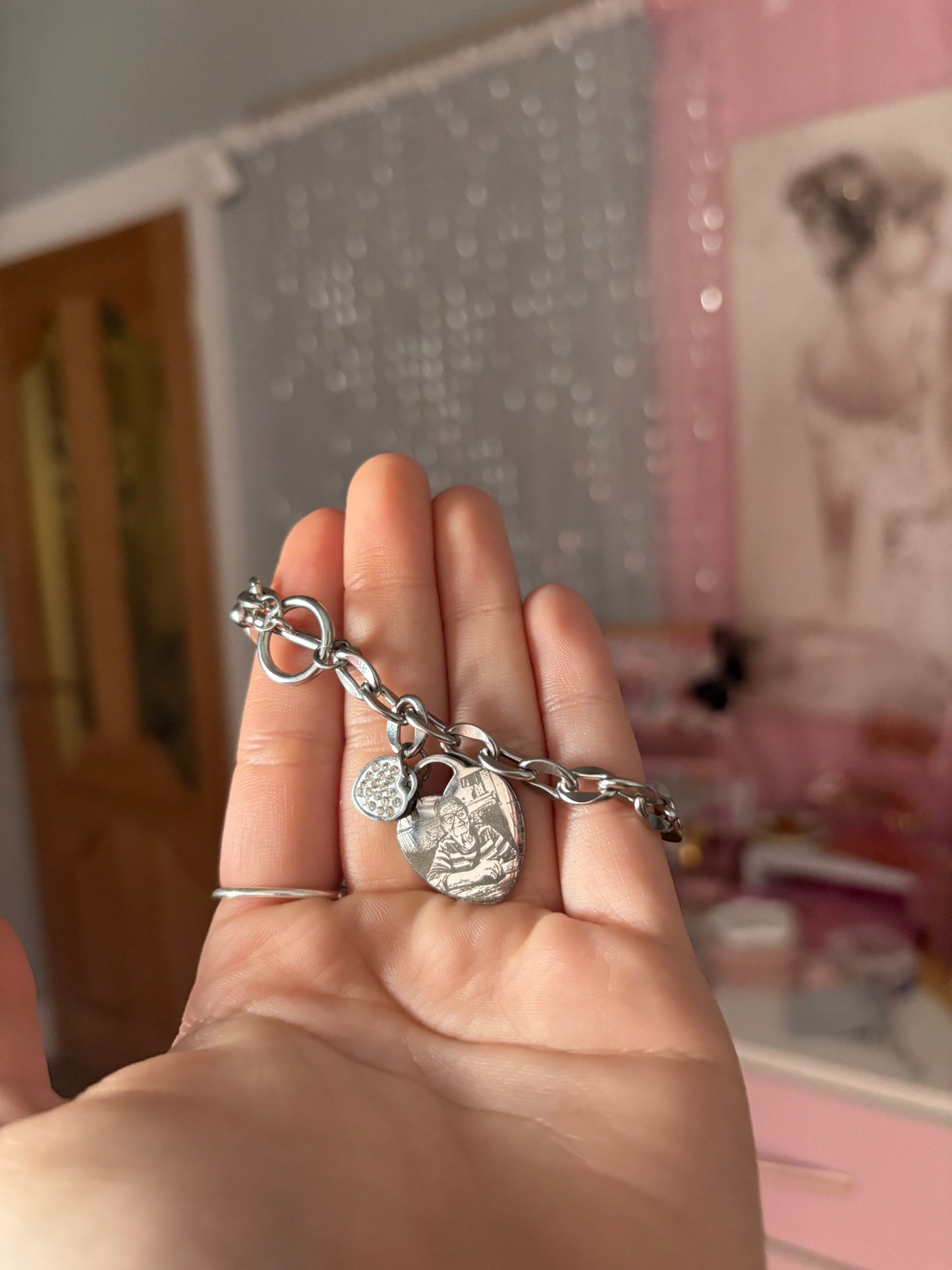 Pre order - Engrave-able large heart pendant necklace