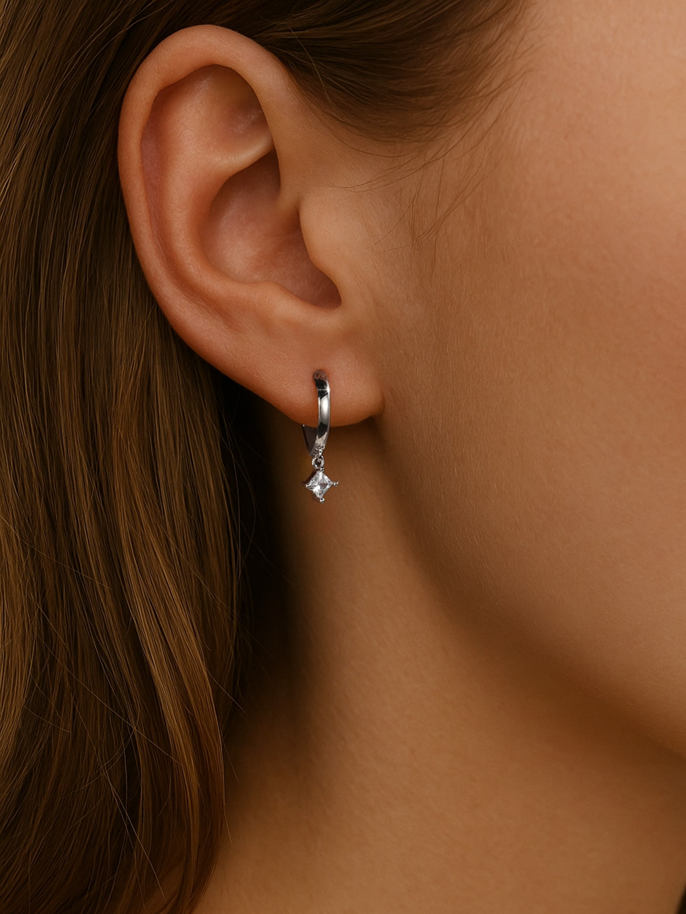 Dew drop Huggies - stainless steel