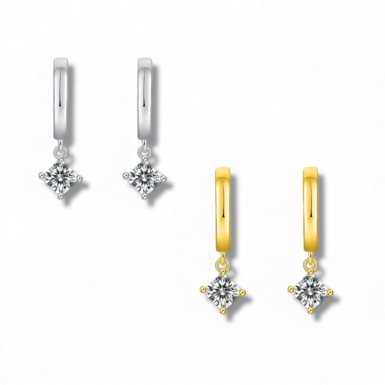 Dew drop Huggies - stainless steel